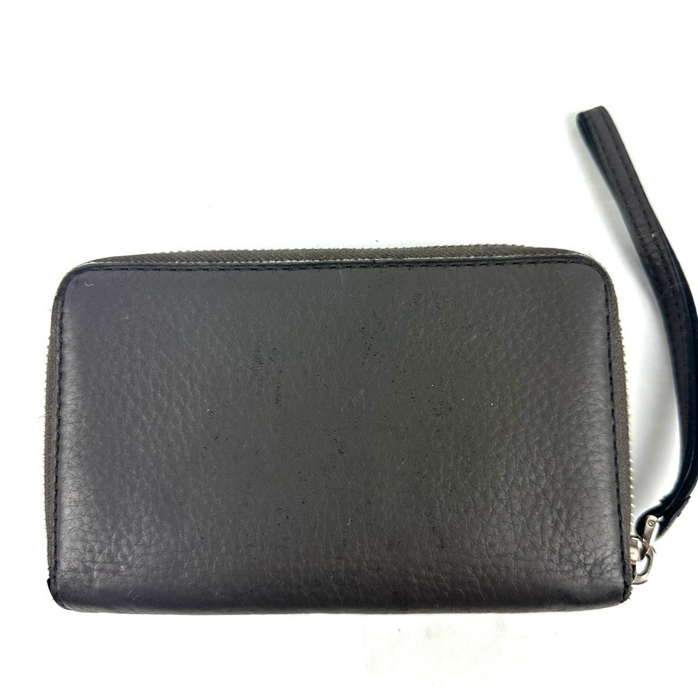 Marc Jacobs Classic Q Wingman Wallet Wristlet Mushroom Gray Clutch‎ Organizer - Picture 5 of 9